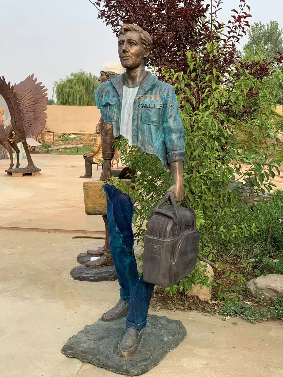 Hollow Traveler Man in a Blue Jacket — product photograph 2 showing the reference form and finish