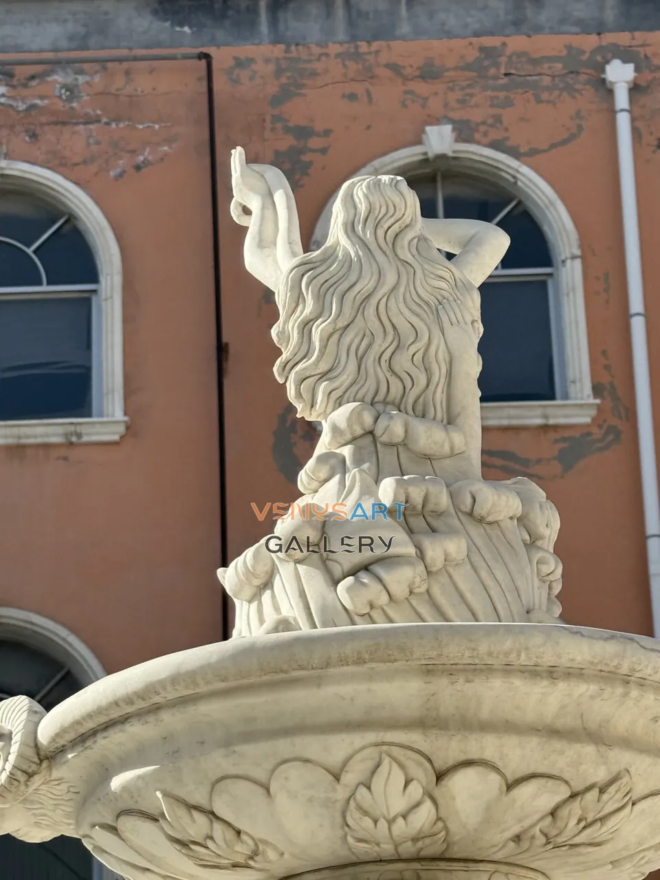 Shell Back Figural Two Tier Fountain — product photograph 4 showing the reference form and finish
