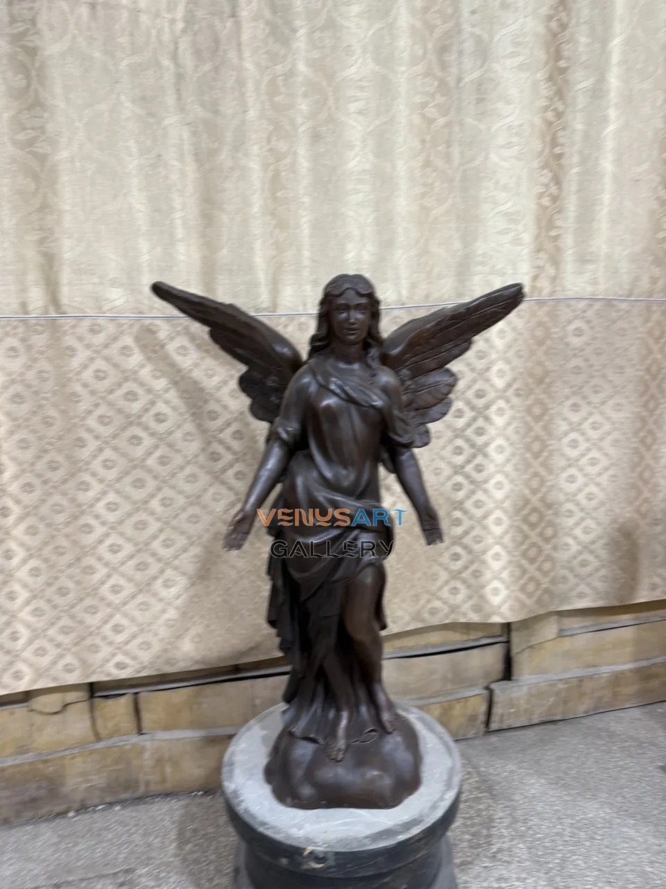 Robed Angel with Open Hands Sculpture — product photograph 1 showing the reference form and finish