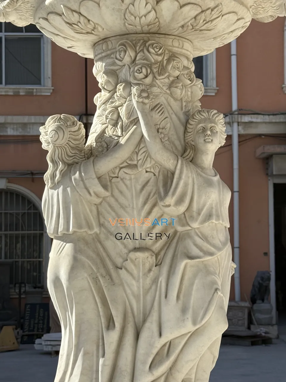Shell Back Figural Two Tier Fountain — product photograph 3 showing the reference form and finish