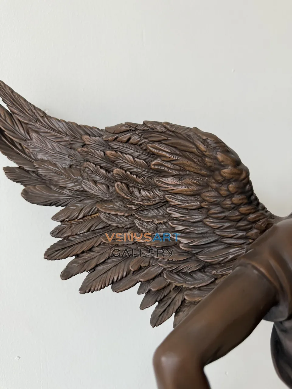 Standing Winged Angel Sculpture — product photograph 3 showing the reference form and finish