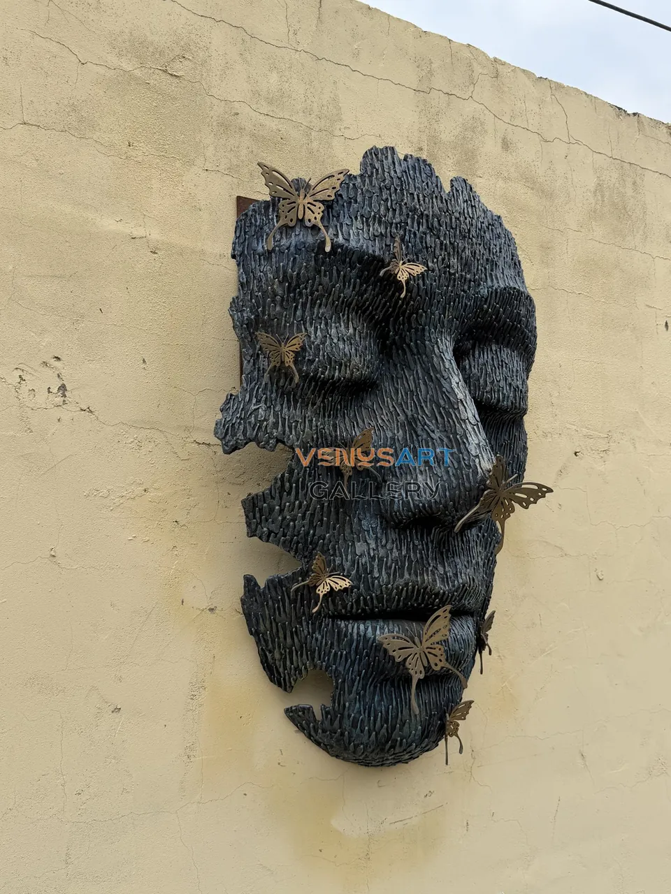 Butterfly Face Wall Sculpture — product photograph