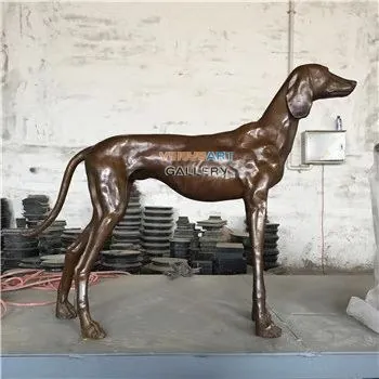 Standing Hound Figurine — product photograph 1 showing the reference form and finish