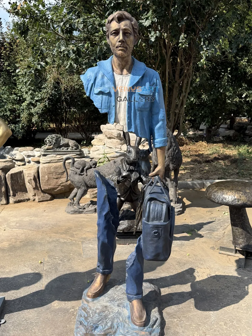 Hollow Traveler Man in a Blue Jacket — product photograph 4 showing the reference form and finish
