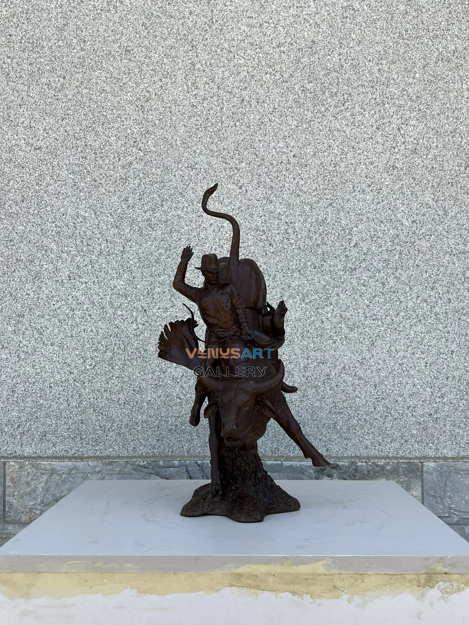 Bull Rider Sculpture — product photograph 1 showing the reference form and finish