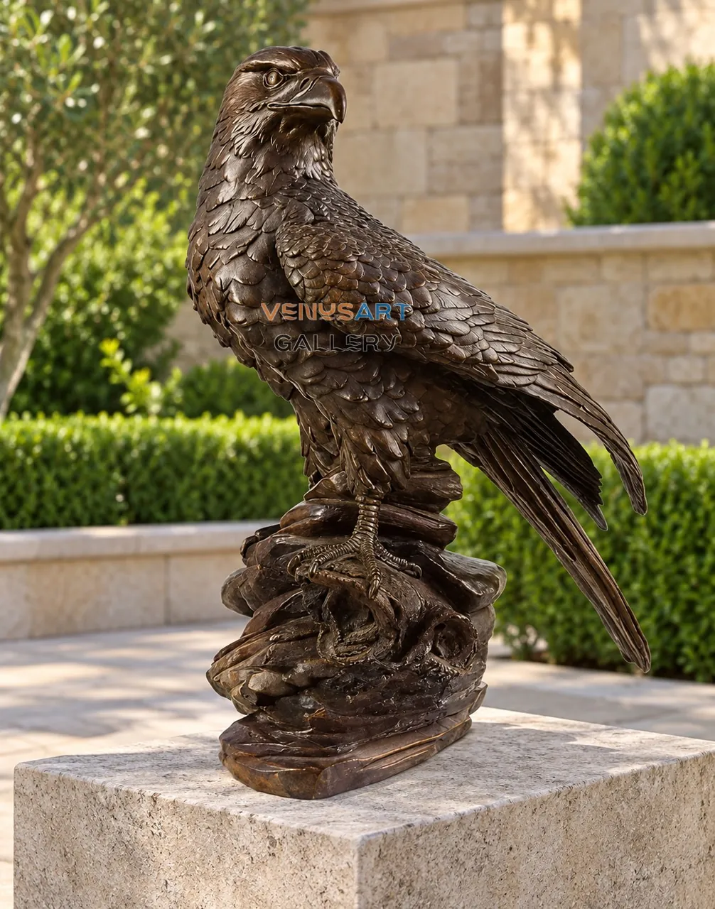 منحوتة نسر جاثم