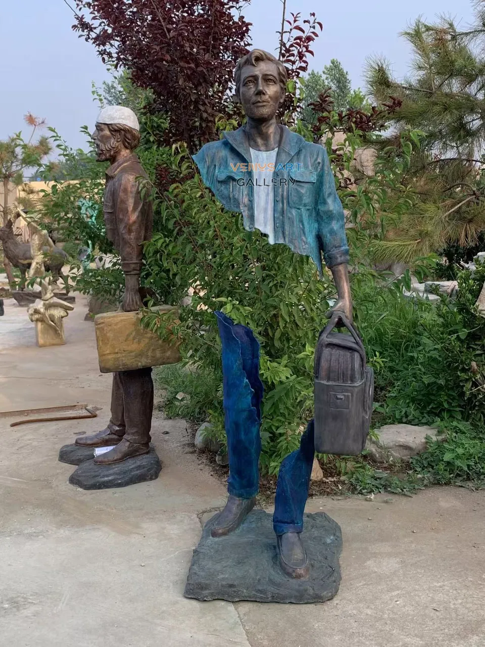 Hollow Traveler Man in a Blue Jacket — product photograph 1 showing the reference form and finish