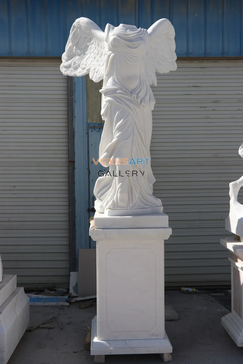 Winged Victory Marble Statue — product photograph 2 showing the reference form and finish