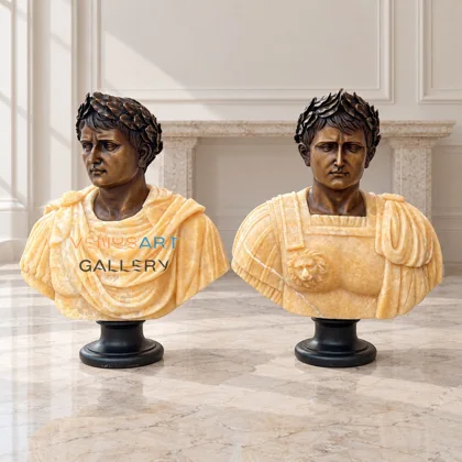 Laurel Crowned Classical Bust Collection
