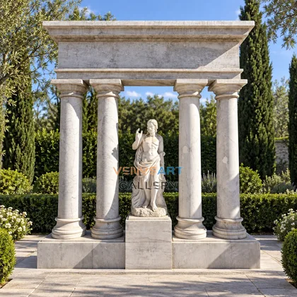 Roman Column Memorial Ensemble