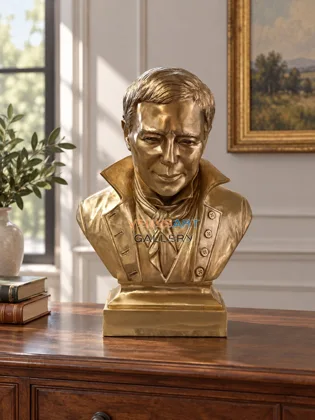 Male Portrait Bust Sculpture