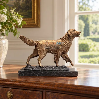 Standing Dog Sculpture