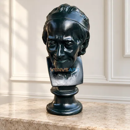 Dark Male Portrait Head Bust