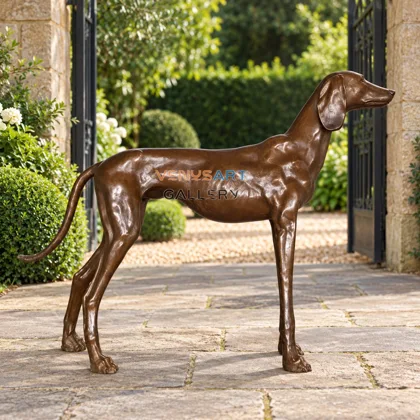Standing Hound Figurine