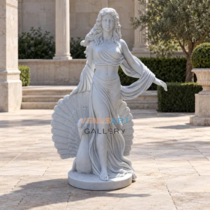Shell Back Draped Figure